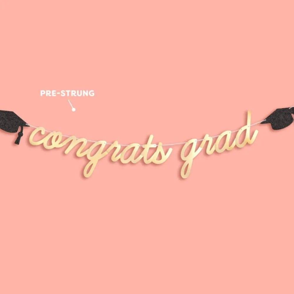 Best xo, Fetti Congrats Grad Banner Set