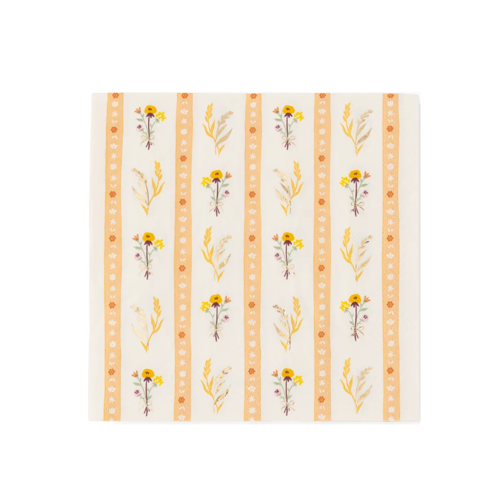 Discount Bonjour Fete Cozy Fall Florals Large Napkins