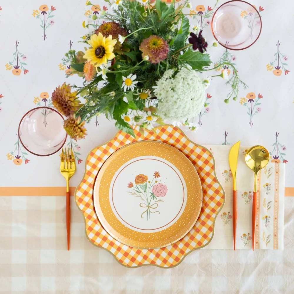 Online Bonjour Fete Cozy Fall Floral Table Runner