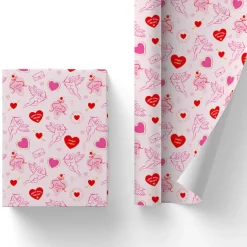 Sale Bonjour Fete Cupid's Crush Gift Wrap