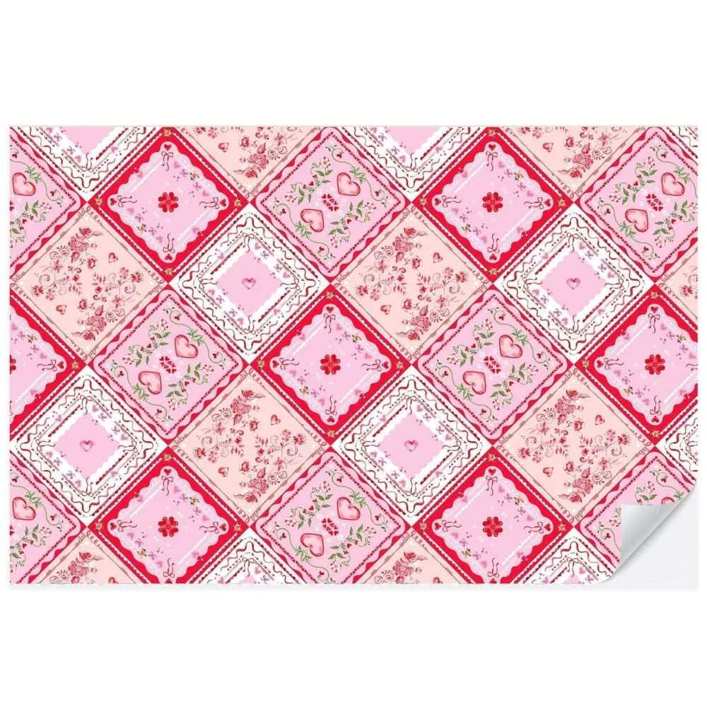 Clearance Cami Monet Cupid's Quilt Patchwork Paper Placemats