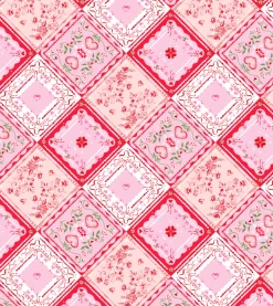 Hot Cami Monet Cupid's Quilt Patchwork Table Runner