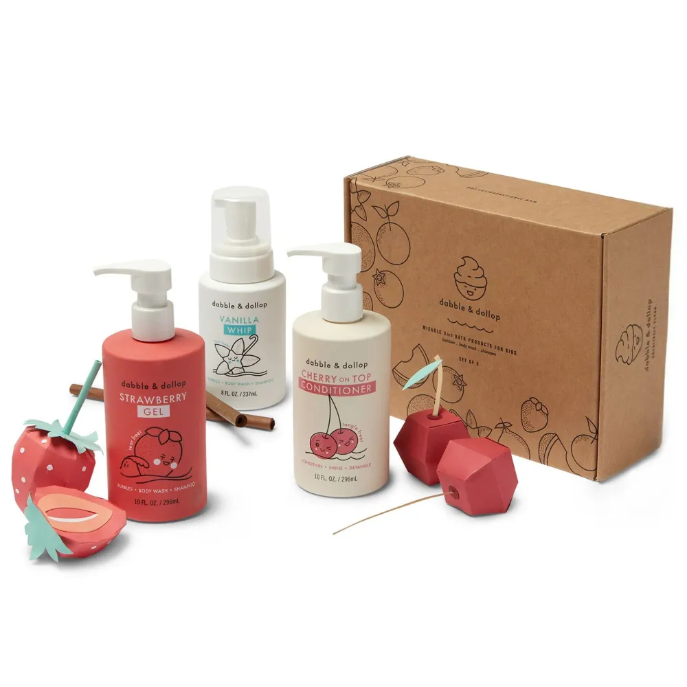 Discount Dabble & Dollop Cherry Berry Conditioner & Bath Bundle