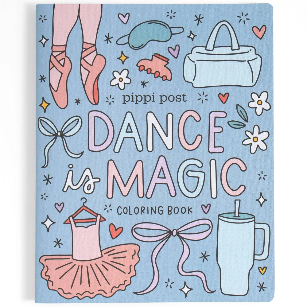 Best Pippi Post Dance is Magic Coloring Book