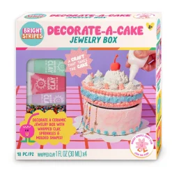 Sale Bright Stripes Decorate-A-Cake Jewelry Box