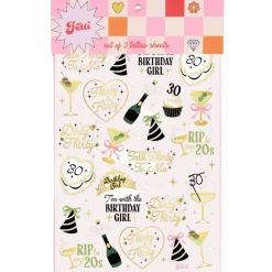 Clearance xo, Fetti Dirty 30 Birthday Temporary Tattoos