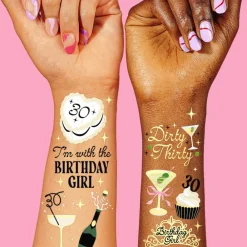 Clearance xo, Fetti Dirty 30 Birthday Temporary Tattoos