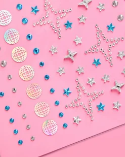 xo, Fetti Disco Face Gems - Rhinestone Gem Set
