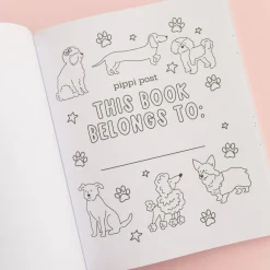 Clearance Pippi Post Dog Lover Coloring Book