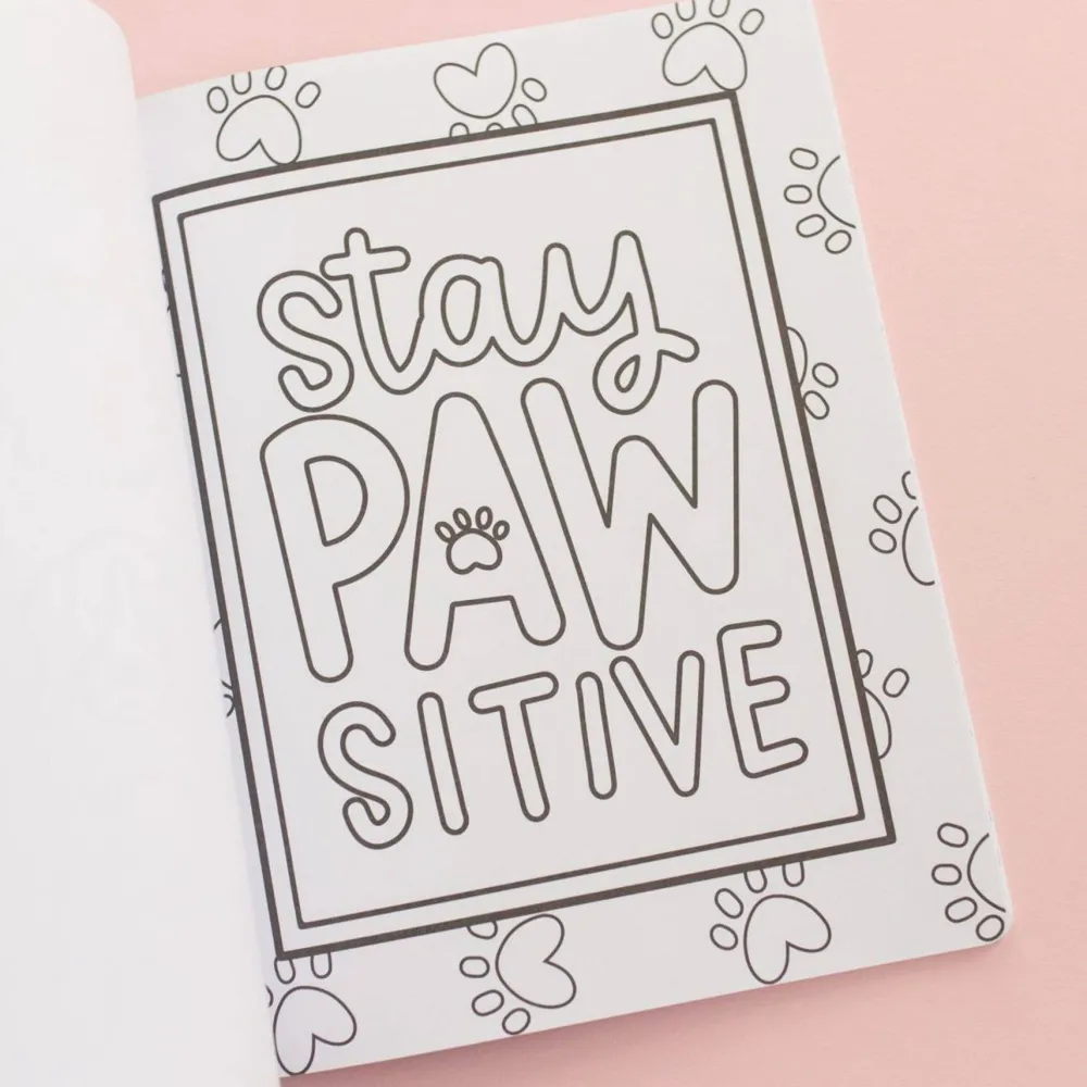 Clearance Pippi Post Dog Lover Coloring Book