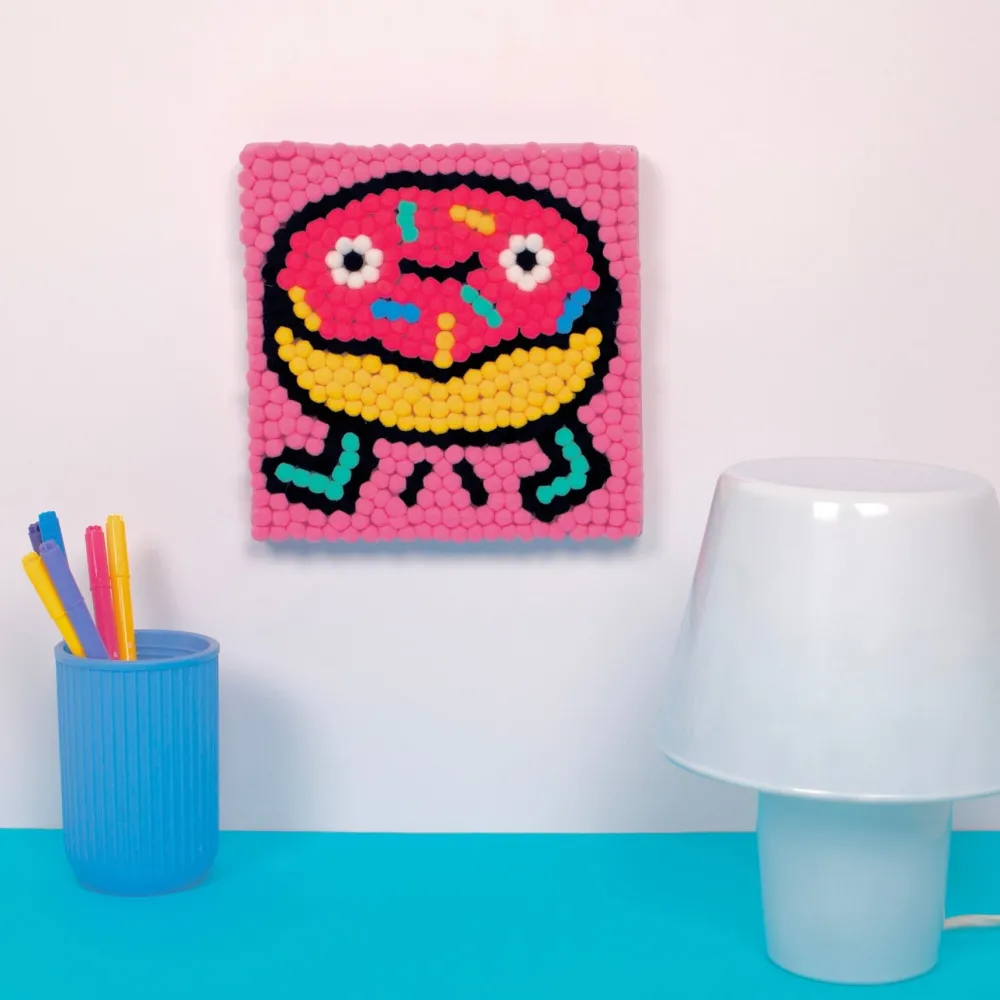 OMY U.S. Donut Pom Pom Art Kit