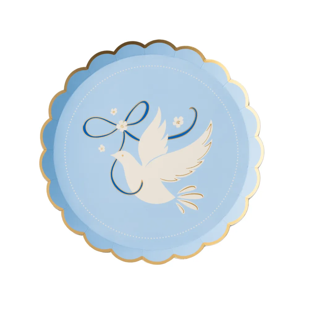 Hot Bonjour Fete Dove Sky Blue Small Plates
