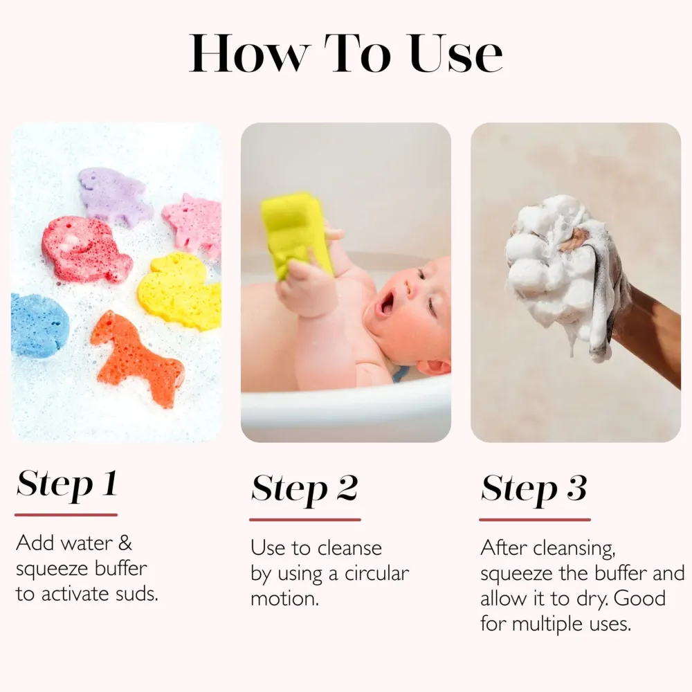 Spongellé Duck Shower Buffer Sponge
