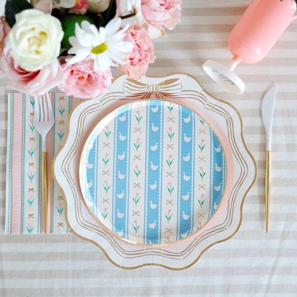 Outlet Bonjour Fete Easter Pastel Floral Small Plates (multipack)