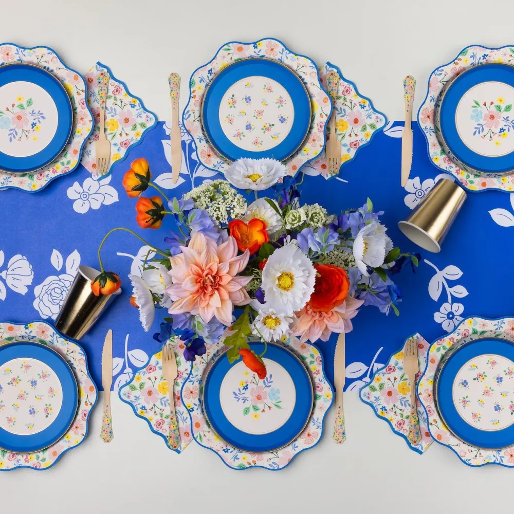 Hot Meri Meri Elegant Floral Wooden Cutlery