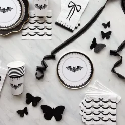 Bonjour Fete Elegant Halloween Dinner Napkins