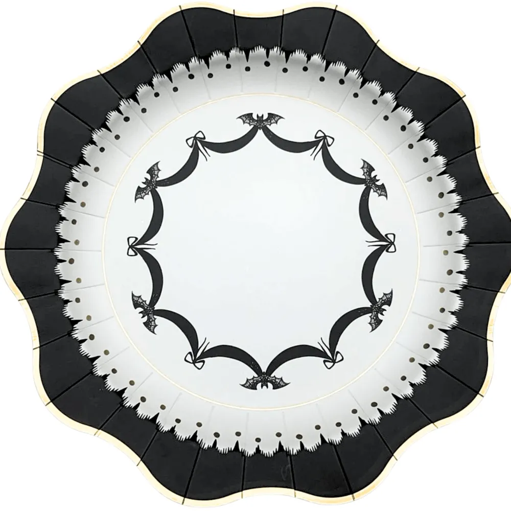Sale Bonjour Fete Elegant Halloween Dinner Plates