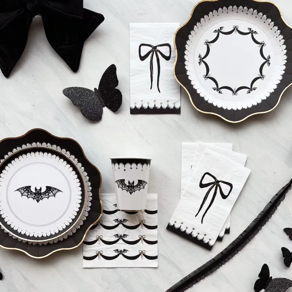 Clearance Bonjour Fete Elegant Halloween Guest Towels