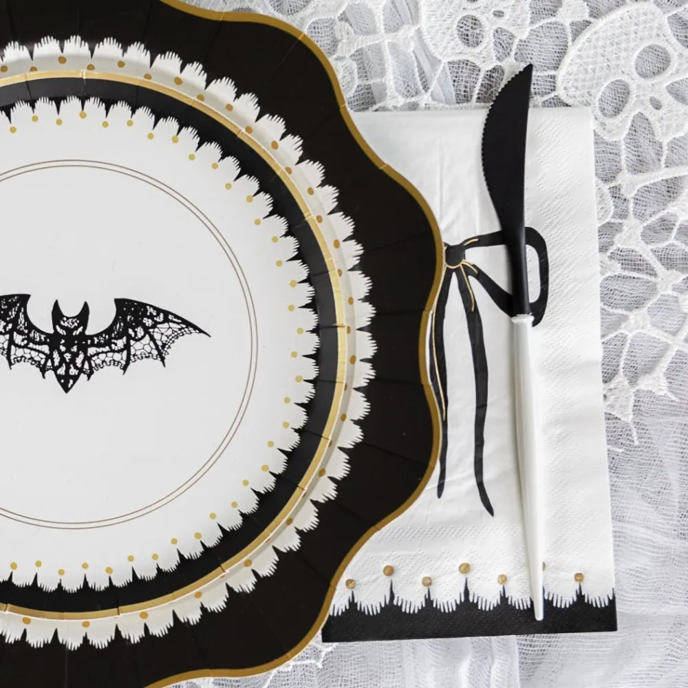 Clearance Bonjour Fete Elegant Halloween Guest Towels