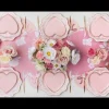 Bonjour Fete Elegant Pink & Gold Bow Dinner Plates