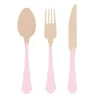 Hot Meri Meri Elegant Pink Wooden Cutlery