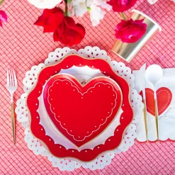New Bonjour Fete Elegant Valentine Guest Towels