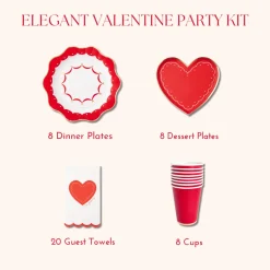 Outlet Bonjour Fete Elegant Valentine Party Kit
