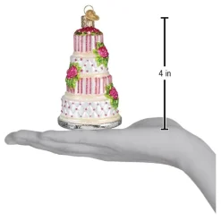 Sale Old World Christmas Elegant Wedding Cake Ornament