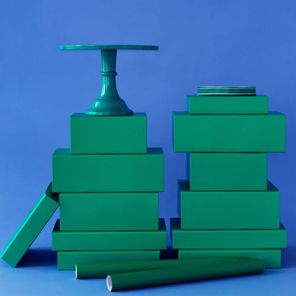 Clearance Bonjour Fete Emerald Green Display Box Risers
