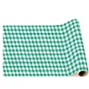 Bonjour Fete Emerald Green Gingham Table Runner