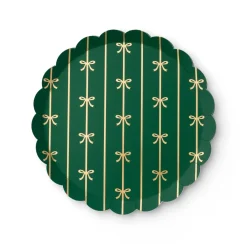 Discount Bonjour Fete Emerald Green Signature Bow Small Plates