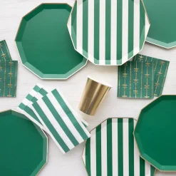 Hot Bonjour Fete Emerald Green Signature Bow Small Napkins