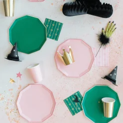 Sale Bonjour Fete Emerald Green Signature Large Plates