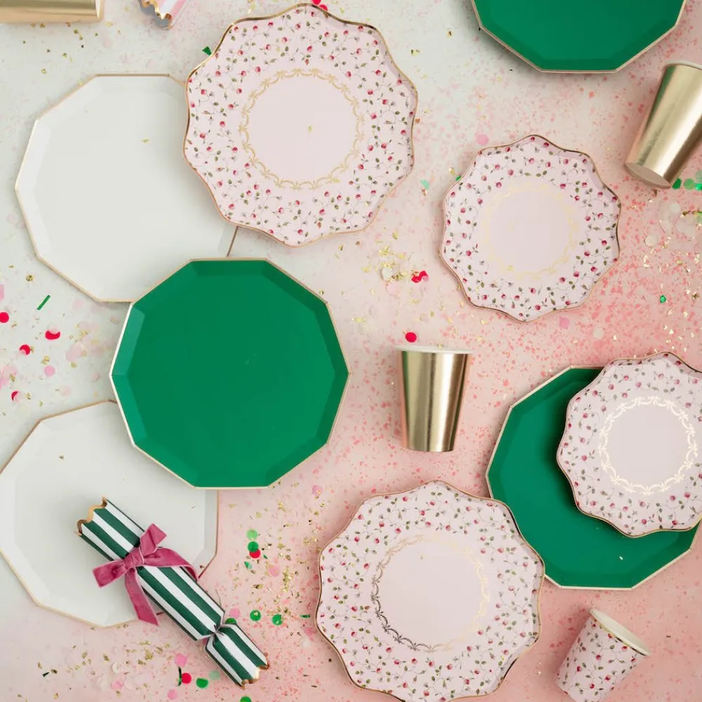 Sale Bonjour Fete Emerald Green Signature Large Plates