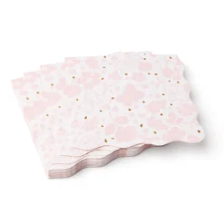 Clearance Bonjour Fete Emma Bear Pink Large Napkins