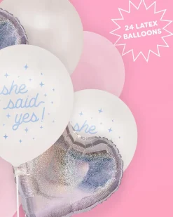 New xo, Fetti Engagement Party Balloon Set