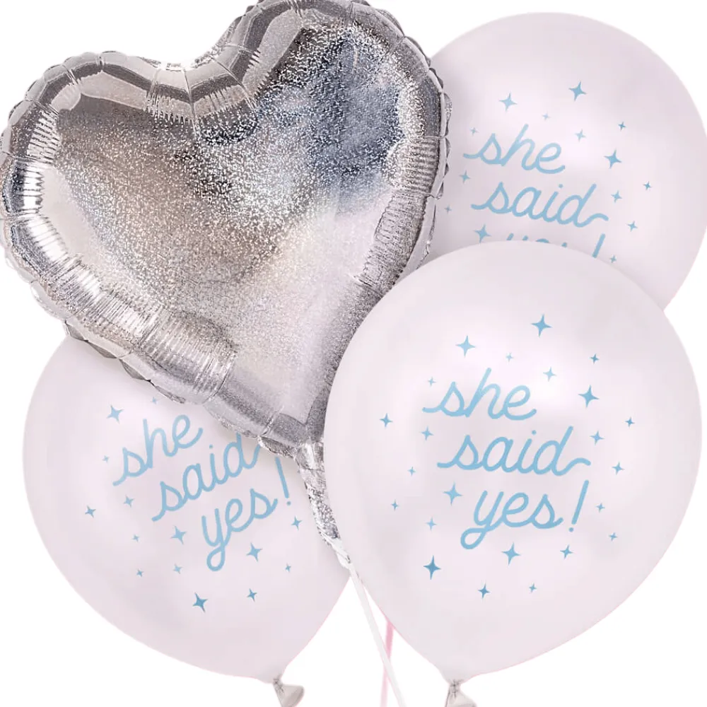 New xo, Fetti Engagement Party Balloon Set