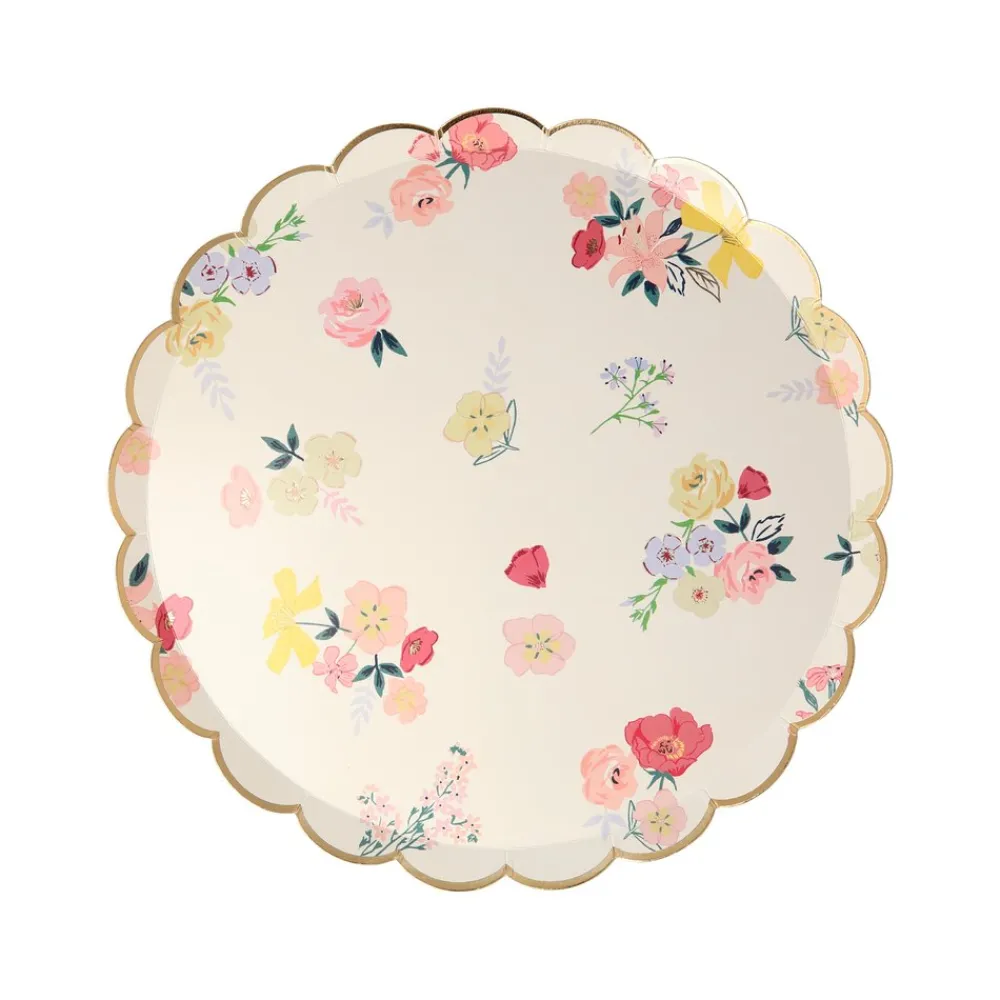 Meri Meri English Garden Floral Plates