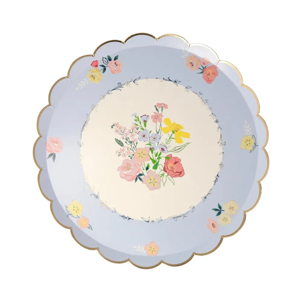 Meri Meri English Garden Floral Plates