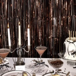 Discount xo, Fetti Espresso Martini Fringe Curtain Set