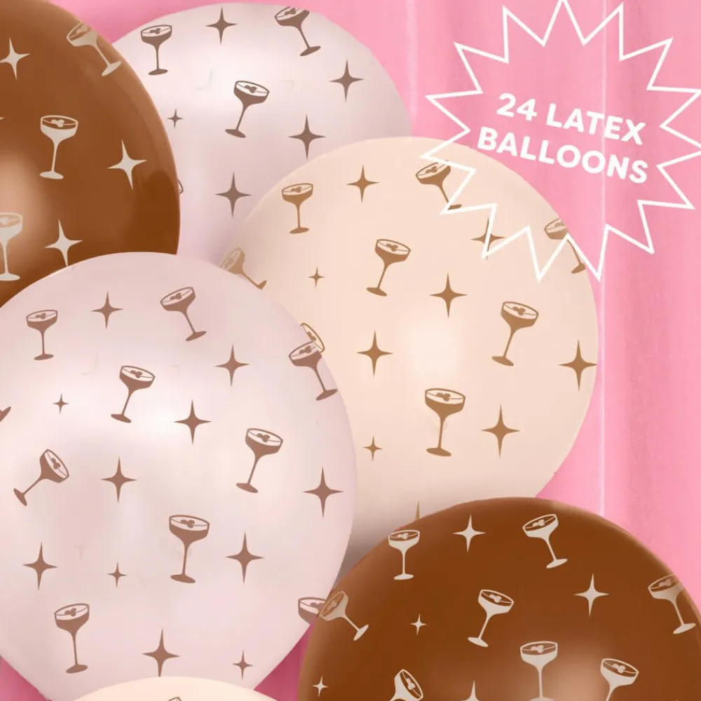 Clearance xo, Fetti Espresso Martini Latex Balloon Set