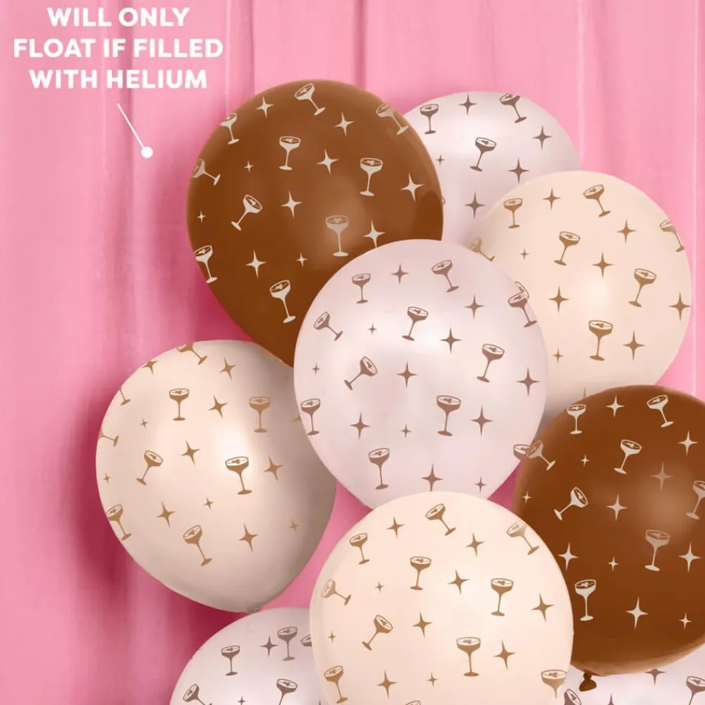 Clearance xo, Fetti Espresso Martini Latex Balloon Set