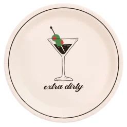 New xo, Fetti Extra Dirty Martini Plate Set