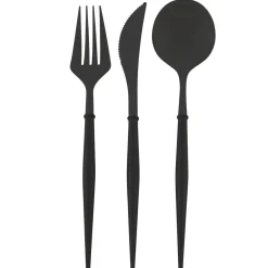 Clearance Sophistiplate Fancy Black Cutlery