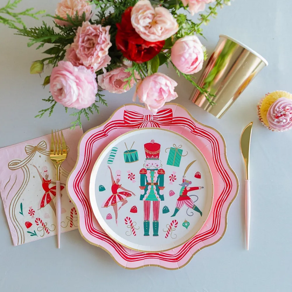 New Sophistiplate Fancy Blush Pink and Gold Cutlery