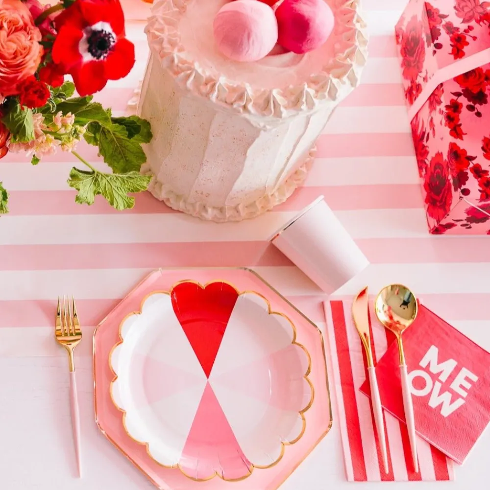 New Sophistiplate Fancy Blush Pink and Gold Cutlery