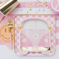 New Sophistiplate Fancy Blush Pink and Gold Cutlery