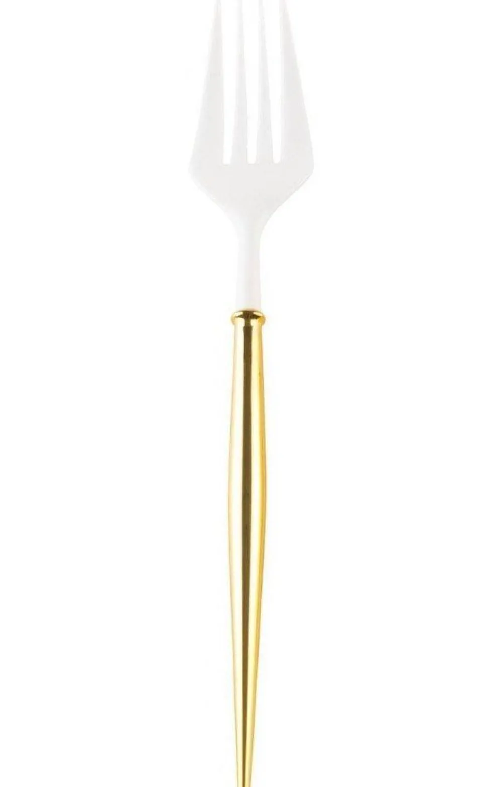 Sophistiplate Fancy Gold and White Cutlery