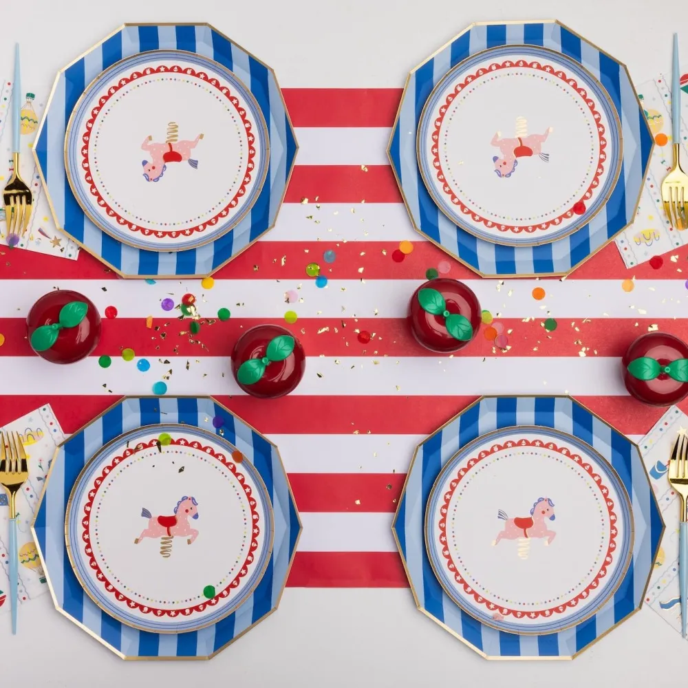 Best Sophistiplate Fancy Sky Blue and Gold Cutlery
