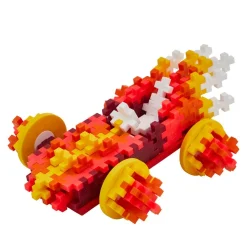 Hot Plus-Plus USA Fire Car Plus Plus Puzzle Toy